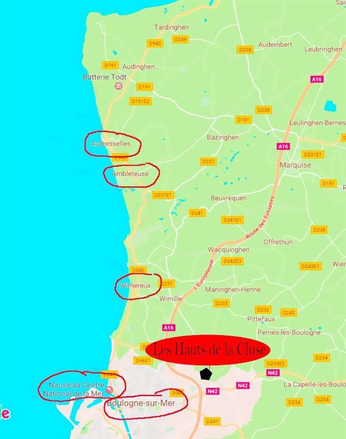 Les Hauts De La Cluse Wimille Екстер'єр фото